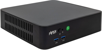 HIPER Неттоп Hiper AS8, Intel Core i3 10105, DDR4 8ГБ, SSD 256ГБ, Intel UHD Graphics 630, noOS, черный (i3105r8s2nsb) I3105R8S2NSB
