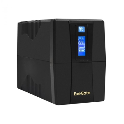 Exegate Источник бесперебойного питания Exegate EX292771RUS 650VA/360W, LCD, AVR, 4*C13, Black Power Smart ULB-650.LCD.AVR.4C13 EX292771RUS