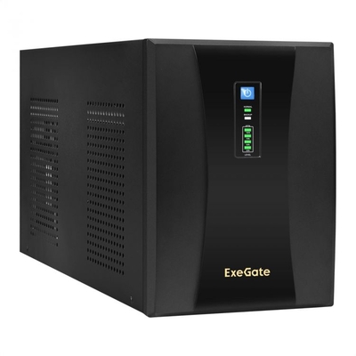 Exegate Источник бесперебойного питания Exegate EX292614RUS 3000VA/1800W,LED, AVR,3*Schuko+2*C13,RJ45/11,USB, мета SpecialPro UNB-3000.LED.AVR.3SH.2C13.RJ.USB EX292614RUS