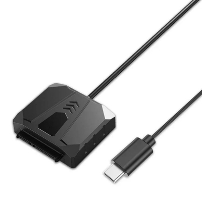 Orico Адаптер Orico USB-C (5 Гбит/с) для HDD/SSD 2,5''/3,5'' SATA, черный ORICO-UTS2-3CB-05-BK-BP 