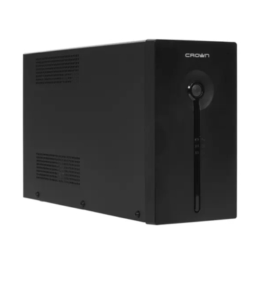 Crown Источник бесперебойного питания Crown Line Interactive 2000VA/1200W, 2x12V/9AH, розетки 4*EURO+1*IEC С13 bypass, трансформатор AVR CMU-SP2000EURO USB CM000003130