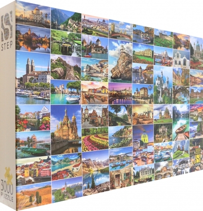 Степ Пазл Puzzle-3000 Достопримечательности Европы Степ Пазл 