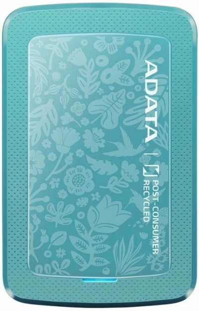 Adata Внешний диск HDD 2.5'' ADATA HC300 ECO 2TB USB 3.2 Gen 1 green AHC300E-2TU31-CGN 