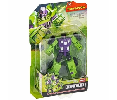 Bondibon Игровой набор Bondibon ВВ4940 Трансформер Bondibot 2 в 1 робот-трактор с ковшом ВВ4940 ВВ4940