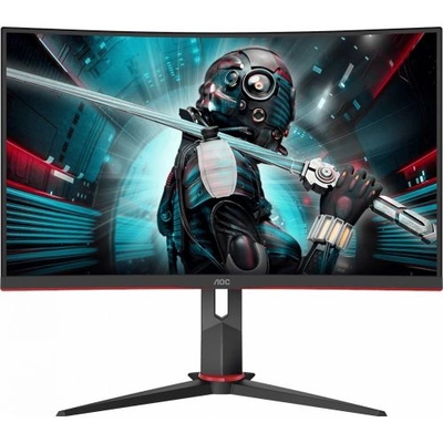 AOC Монитор 27" AOC 2560x1440, 1ms, 300кд/м2, 80000000:1, 178°/178°, VA, 16:9, 144Hz, HDMI, HAS Piv, FreeSync Premium, VGA DP 2K, USB Gaming CQ27G2U CQ27G2U