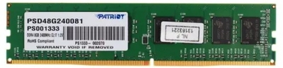 Patriot Модуль памяти DDR4 8GB Patriot Signature PC4-19200, 2400Mhz (bulk) PSD48G240081B 
