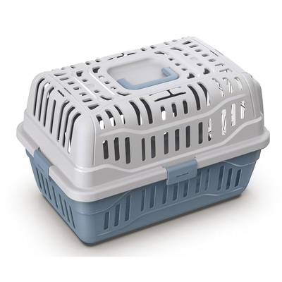 GEORPLAST Georplast Переноска для кошек и собак Spark, 48,5х33,5х31 см, голубой 