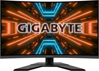 Gigabyte Монитор 31,5" GIGABYTE 9DGG32QCA-00-3ABEK Curved 2560x1440, VA, 178/178, 1 мс, 165Hz, 350nit, DP/2*HDMI, 3*USB G32QC A-EK 9DGG32QCA-00-3ABEK