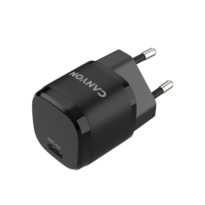 Canyon Сетевое зарядное устройство CANYON H-20-05, PD 20W (2CN-ECHA20B05) черный 2CN-ECHA20B05