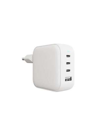VLP Сетевое зарядное устройство VLP G-Charge 100Вт 3*USB-C+USB-A, PD, QC, белый G-Charge 3xUSB-C/USB-A (1073004) белый 1073004