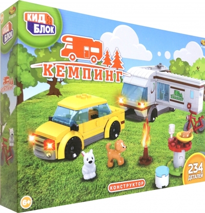 Junfa Конструктор Кемпинг, 234 детали Junfa 
