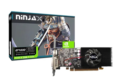 Sinotex Видеокарта PCI-E Sinotex 2GB GDDR5 64bit 16nm 1228/6000MHz DVI/HDMI RTL GeForce GT 1030 Ninja (NF103FG25F) NF103FG25F