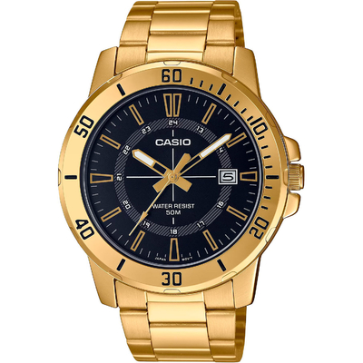 Casio Японские наручные мужские часы Casio . Коллекция Analog MTP-VD01G-1C 