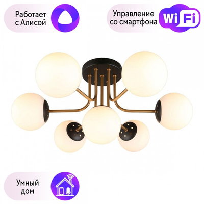 Aployt Люстра с поддержкой Алисы потолочная APLOYT APL.906.17.07-A APL.906.17.07-A