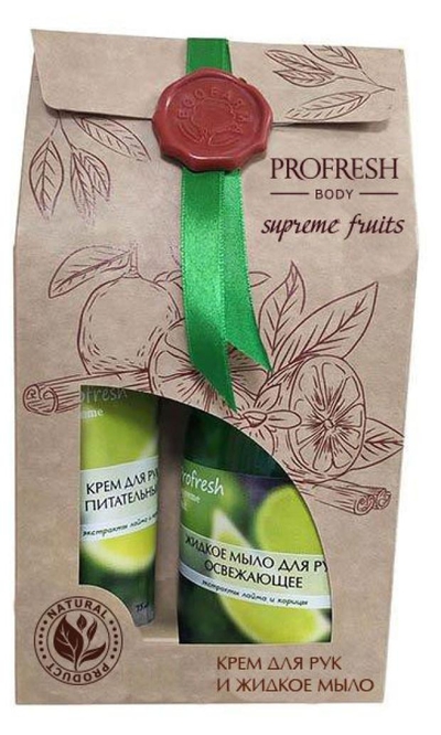 Profresh Подарочный набор Profresh Body крем для рук и жидкое мыло, 325 мл 