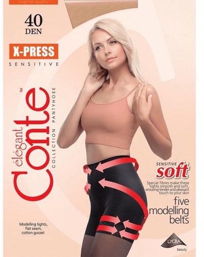 Conte Колготки Conte Elegant X-Press 40 Bronz Бронзовый Размер 2 