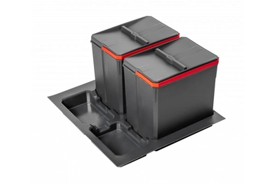 GTV Комплект ведер AxiSpace для модуля 600 мм (2x15L) антрацит GTV PB-AS-600-2x15L