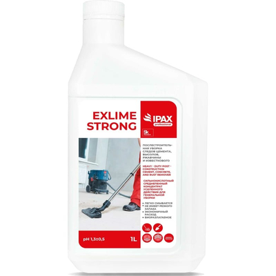 Ipax IPAX Средство для послестроительной уборки Exlime Strong 1 л ExS-1-2754 