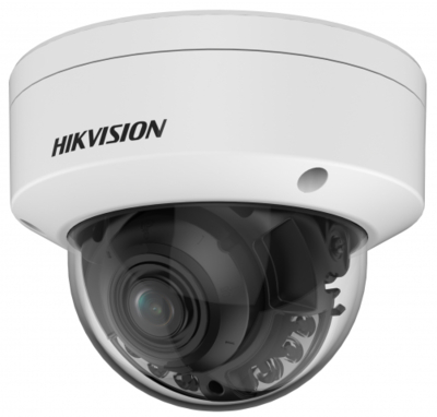 Hikvision Видеокамера IP HIKVISION 4Мп уличная купольная c Smart гибридной EXIR/LED подсветкой до 40м и технологией AcuSense DS-2CD2747G2HT-LIZS(2.8-12mm) 
