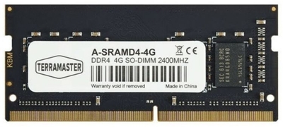 TerraMaster Модуль памяти Terramaster 4GB DDR4 для F2-423/F4-423/T6-423/T9-423/T12-423/U4-423/U8-423/U12-423 A-SRAMD4-4G 