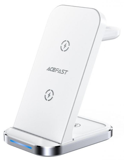 Acefast Зарядное устройство беспроводное ACEFAST 3-в-1, белый E15 AF-E15-WH