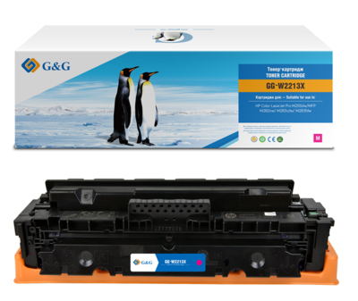 CET Group Cartridge G&G 207X для HP CLJ M255/M282/M283, с чипом (2450стр.), пурпурный (аналог W2213X) CET Group GG-W2213X