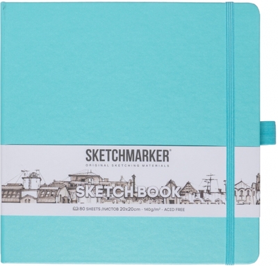 SKETCHMARKER Блокнот для зарисовок Аквамарин, 80 листов SKETCHMARKER 