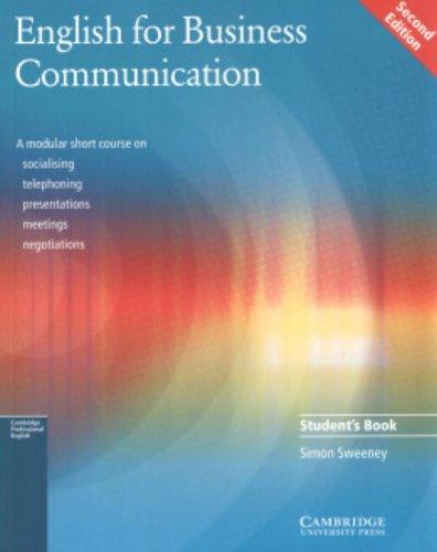 Книга: Cambridge Книга Eng for Business Communication 2Ed SB 9780521754491