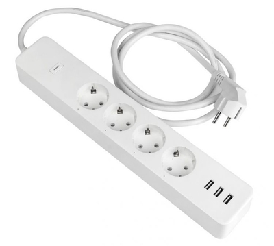 Ekf Удлинитель EKF умный Connect Wi-Fi c USB RCE-1-WF 