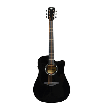 Rockdale Электроакустическая гитара ROCKDALE Aurora D3-E Gloss C BK 
