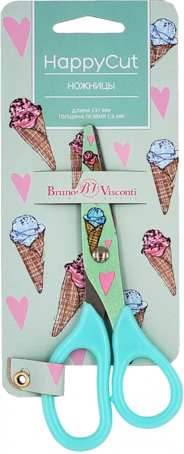 Bruno Visconti Ножницы детские HappyCut, 13.7 см, в ассортименте Bruno Visconti 