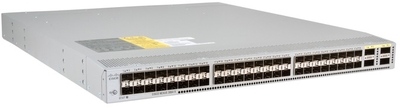 Cisco Коммутатор Cisco 48x 10Gb SFP+, 4x 40Gb QSFP+ uplink, Layer 3 (Base Services Package (лицензия N3K-BAS1K9)), 2xPS 400W AC, FAN (Port N3K-C3064PQ-10GX 