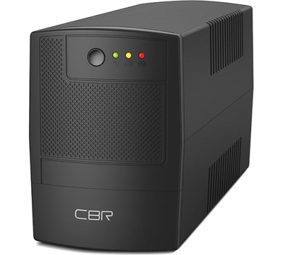 Cbr Источник бесперебойного питания CBR 850VA/510W, IEC 320 C13 x3 outlets, LED, USB Type-B, RJ11/45 AVR, SEC, 12V/8Ah UPS-TWP-101J-850 
