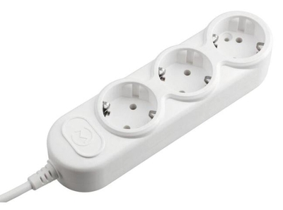 Power Cube Сетевой фильтр Power Cube 3р с/з, 2200 Вт, 10 А, 1.5 м 3*0,75 PC-3-1,5М 