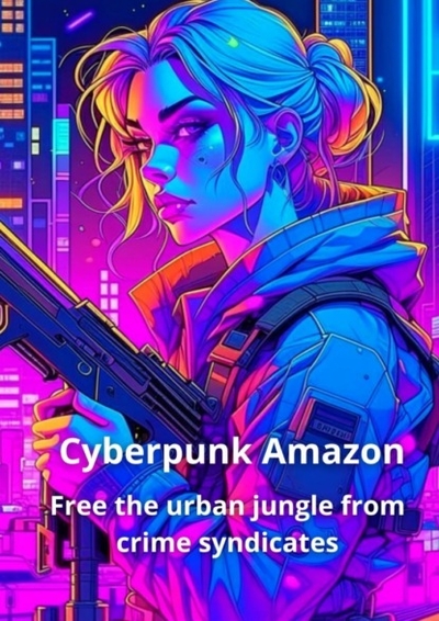 Книга: Издательские решения Cyberpunk amazon. Free the urban jungle from crime syndicates 978-5-0060-7410-1