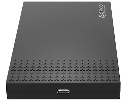 Orico Внешний корпус Orico для жесткого диска 2,5" HDD/SSD, USB-C 3.1 Gen1, 5 Гбит/с, черный 2526C3-BK-EP ORICO-2526C3-BK-EP