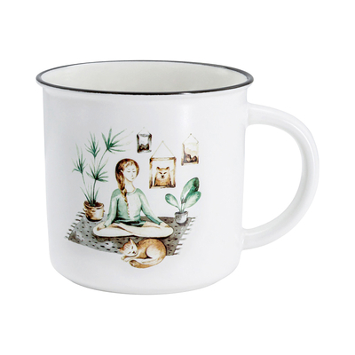 Home & Style Кружка Home & Style Идиллия Медитация HS5-TC672-A23004-D1