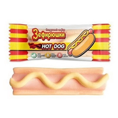 Зефирюшка Зефир Сладкая Сказка Зефирюшки Лекс и Плу Hot Dog воздушный 18 г Зефирюшка 