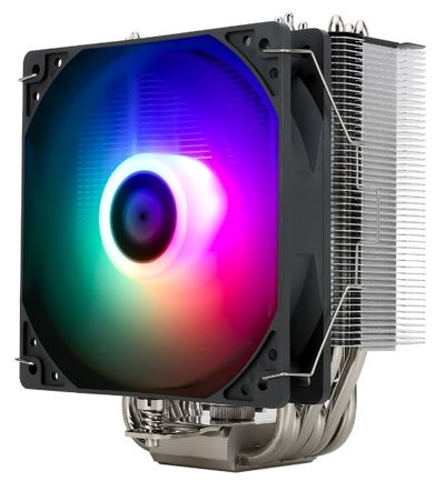 Thermalright Кулер Thermalright LGA115X/1200/1700/AM4 (120mm fan, 1550rpm, 66.17CFM, 25.6dBA, 4-pin PWM) Burst Assassin 120 ARGB BA120-ARGB