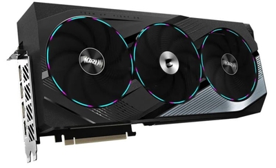 Gigabyte Видеокарта PCI-E GIGABYTE 12GB GDDR6X 192bit 5nm 1980/21000MHz HDMI/3*DP GeForce RTX 4070 SUPER AORUS MASTER (GV-N407SAORUS M-12GD) GV-N407SAORUS M-12GD