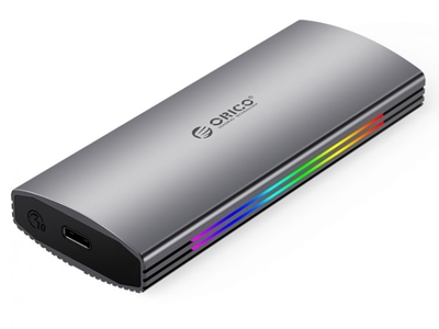 Orico Внешний корпус Orico для жесткого диска M.2 NVMe SSD (M/B+M), USB-C 3.1 Gen2, 10 Гбит/с, серый M2R2-G2-GY-BP ORICO-M2R2-G2-GY-BP