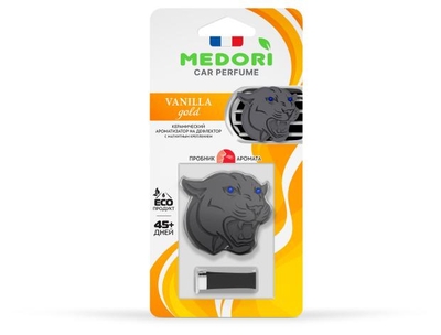 Medori Ароматизатор Medori 2D Vanilla Gold на дефлектор 