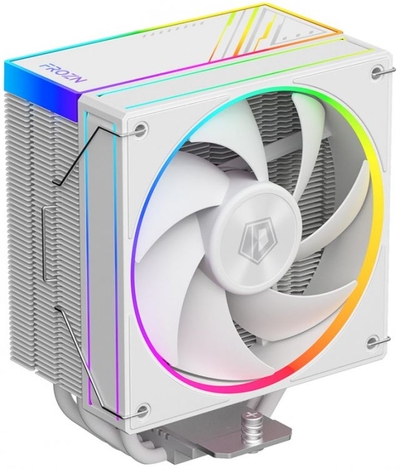 ID-Cooling Кулер ID-Cooling LGA1851/1700/1200/115x/AM5/AM4 (2*120mm fan, 500-2000rpm, 78CFM, 29.9dBA, 220W TDP, 4-pin PWM/5V 3-pin ARGB ) R FROZN A410 ARGB WHITE 