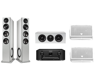 Marantz Комплекты с напольной акустикой Marantz SR5015 + Definitive Demand D17 + Demand D5C + AW6500 white 