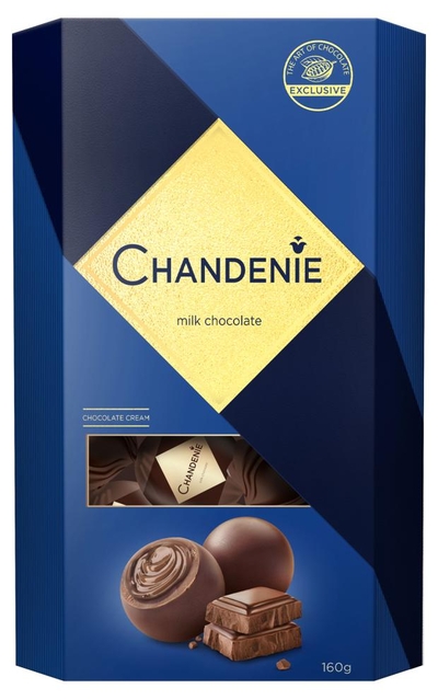Chandenie Конфеты из молочного шоколада Chandenie c шоколадной начинкой, 160 г 