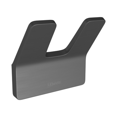 Lemark Крючок Lemark Smooth Line 9716006 двойной, графит 9716006