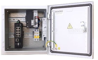 Osnovo Коммутатор PoE OSNOVO 6 x FE (10/100Base-T) с PoE (до 30W) + 2 x FE (10/100Base-T) с PoE (до 60W) + 1 x GE (10/100/1000Base-T) + 2 OS-331(SW-60812/I) 