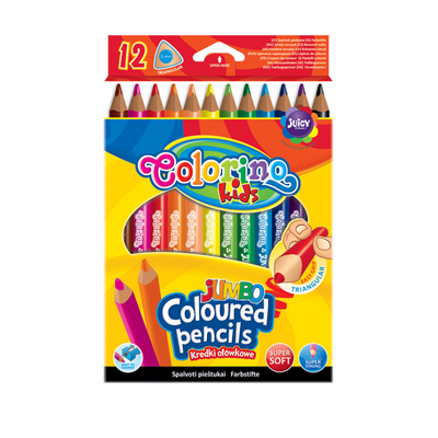 Colorino Набор карандашей цветных Colorino JUMBO 12 цветов CL51859PTR