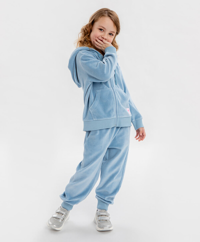 Button Blue Джоггеры базовые голубые детские Button Blue (116) 