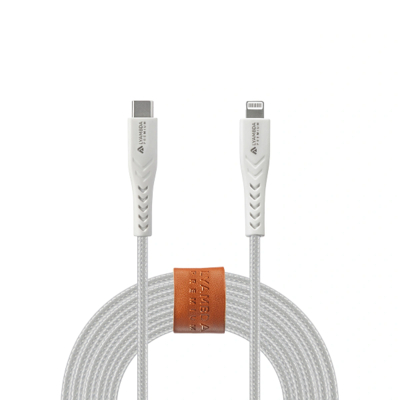 LYAMBDA Кабель интерфейсный Lyambda MFI, Type-C(m)/Lightning(m), 3A, 2,5м, белый LCLm25-WH 